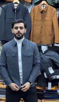 Men's Pocket Zipper Jacket