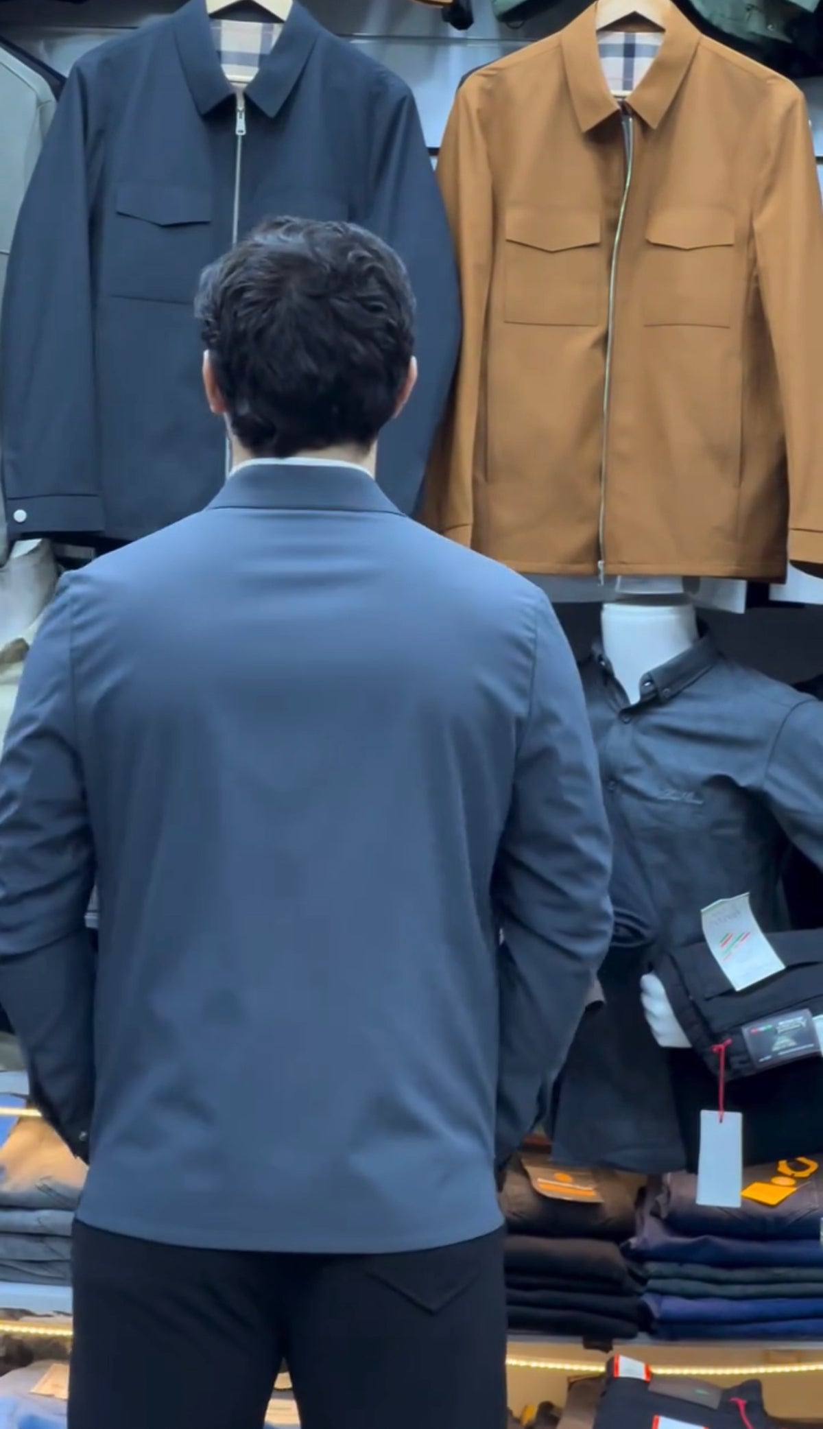 Men's Pocket Zipper Jacket