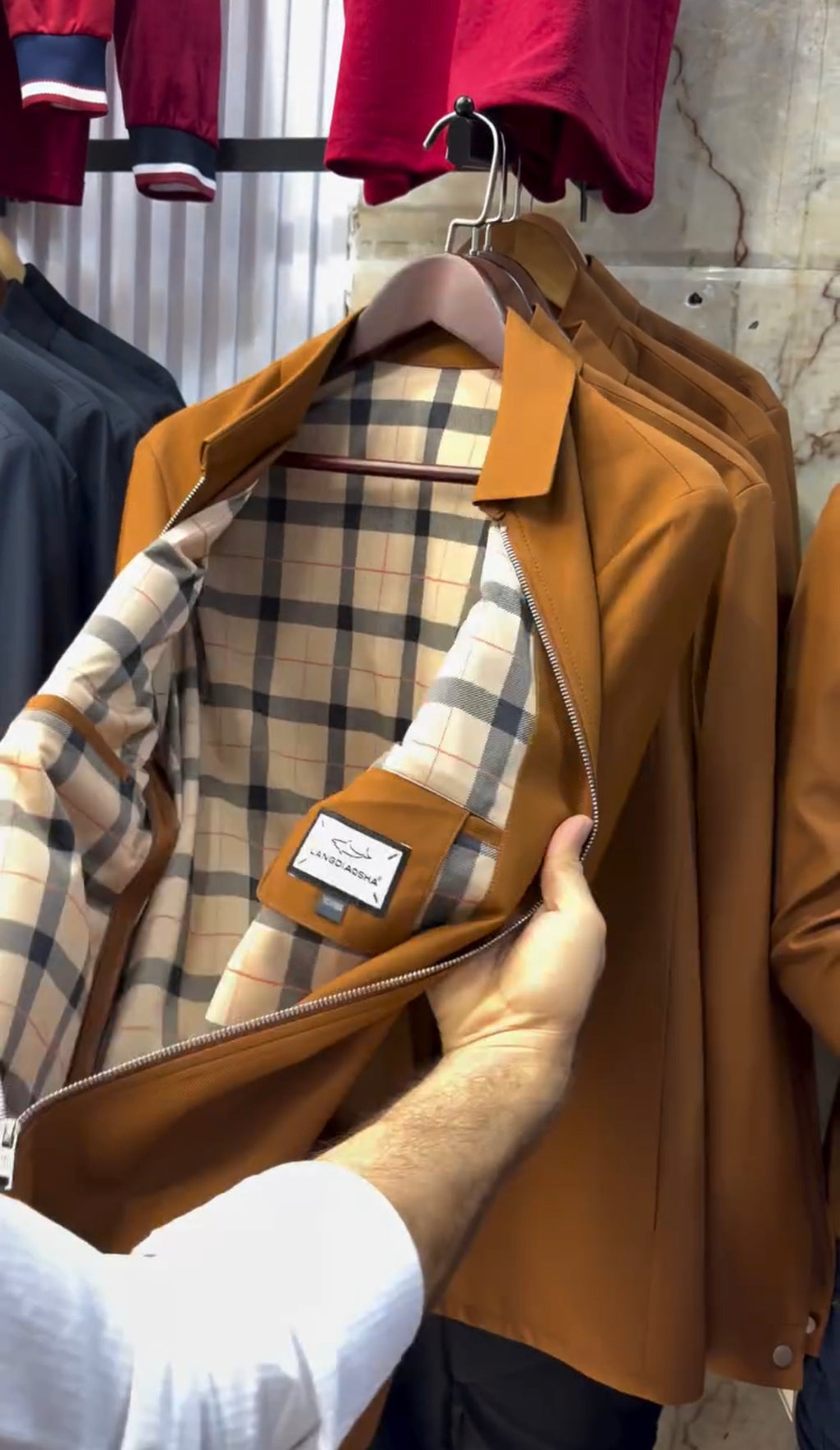 Men's Pocket Zipper Jacket