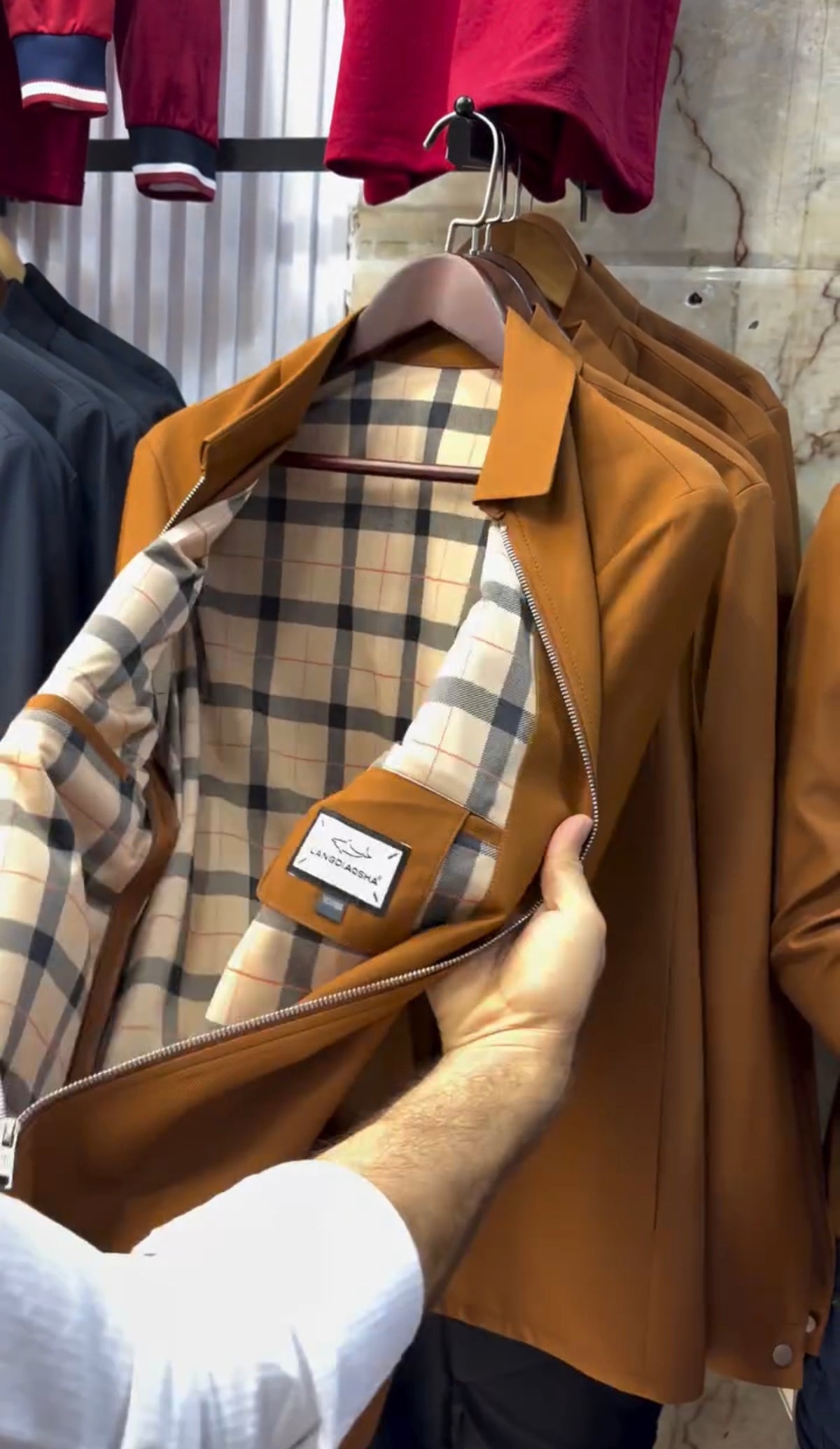 Men's Pocket Zipper Jacket