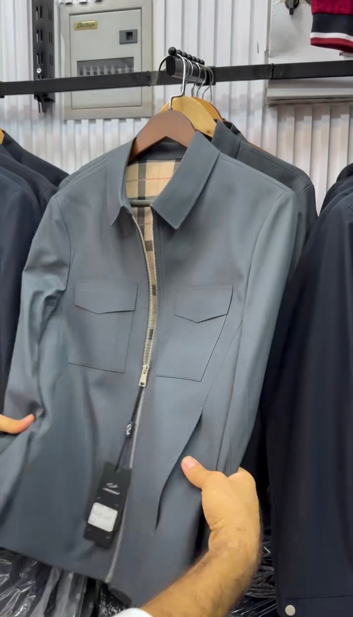 Men's Pocket Zipper Jacket