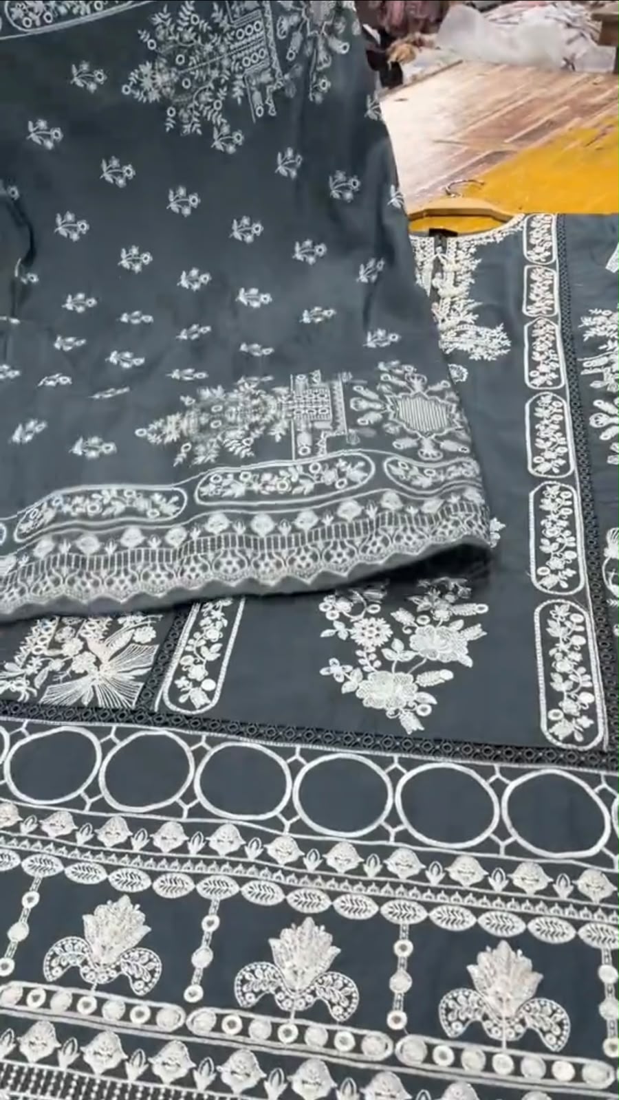 Women 3 Piece Embroidered Suit