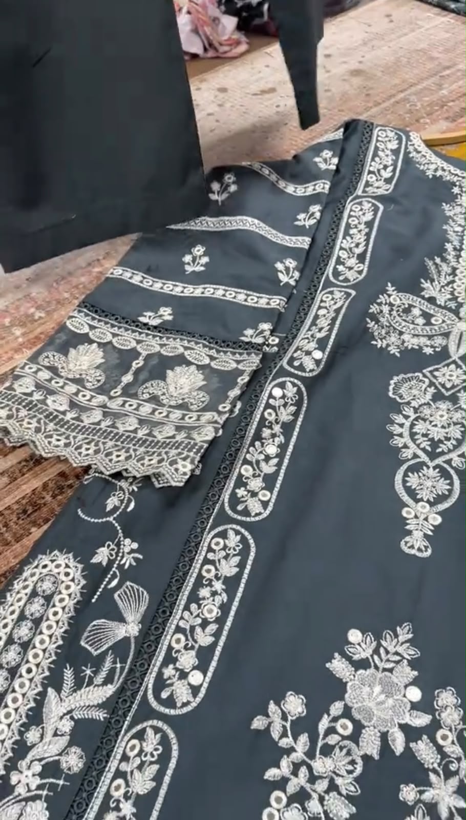 Women 3 Piece Embroidered Suit