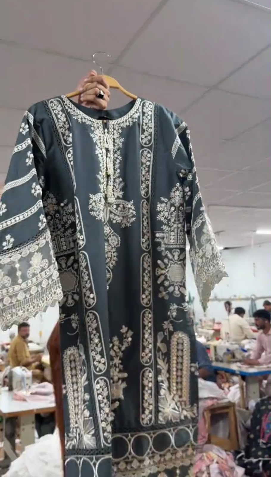 Women 3 Piece Embroidered Suit