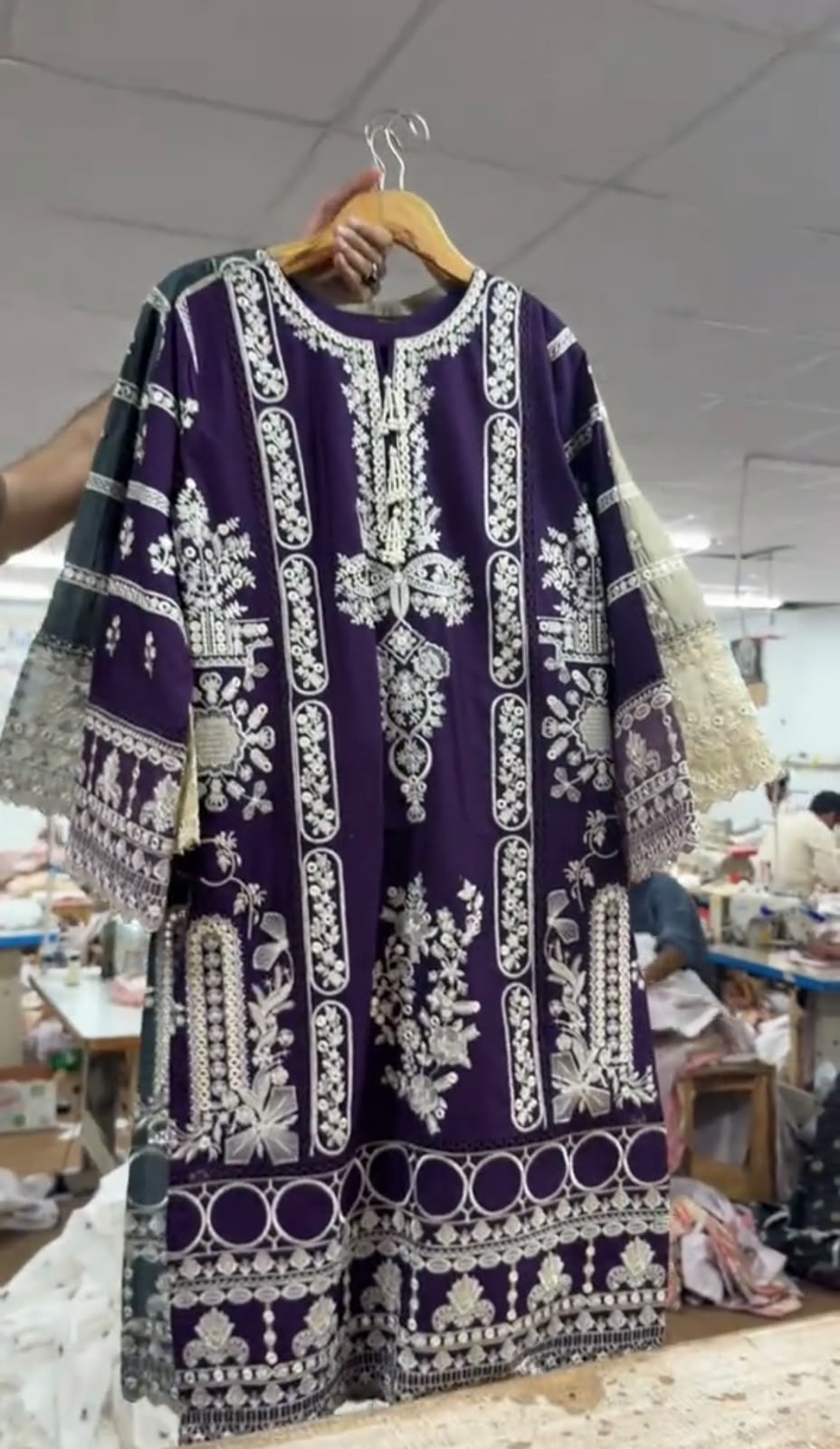 Women 3 Piece Embroidered Suit