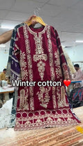 Women 3 Piece Embroidered Suit