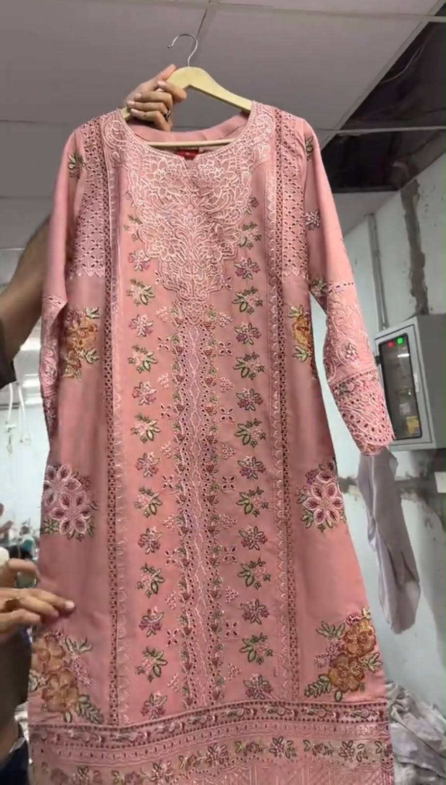 Women Embroidered 3 Piece Suit