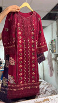 Women Embroidered 3 Piece Suit
