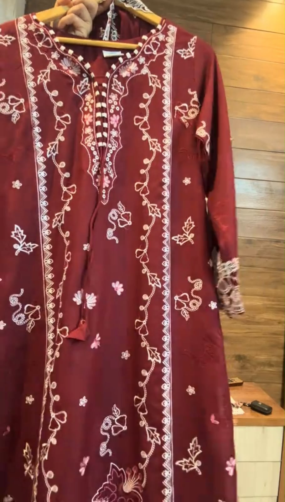 Dhanak 3 Piece Full Embroidered