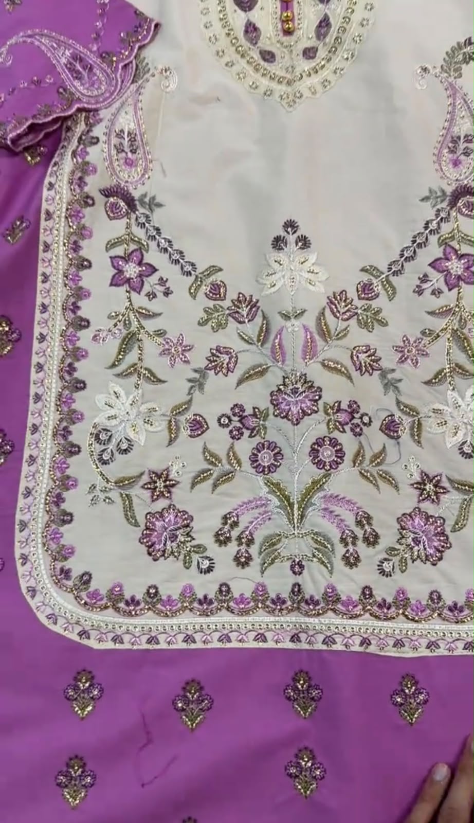 Women Embroidered 3 Piece Dress