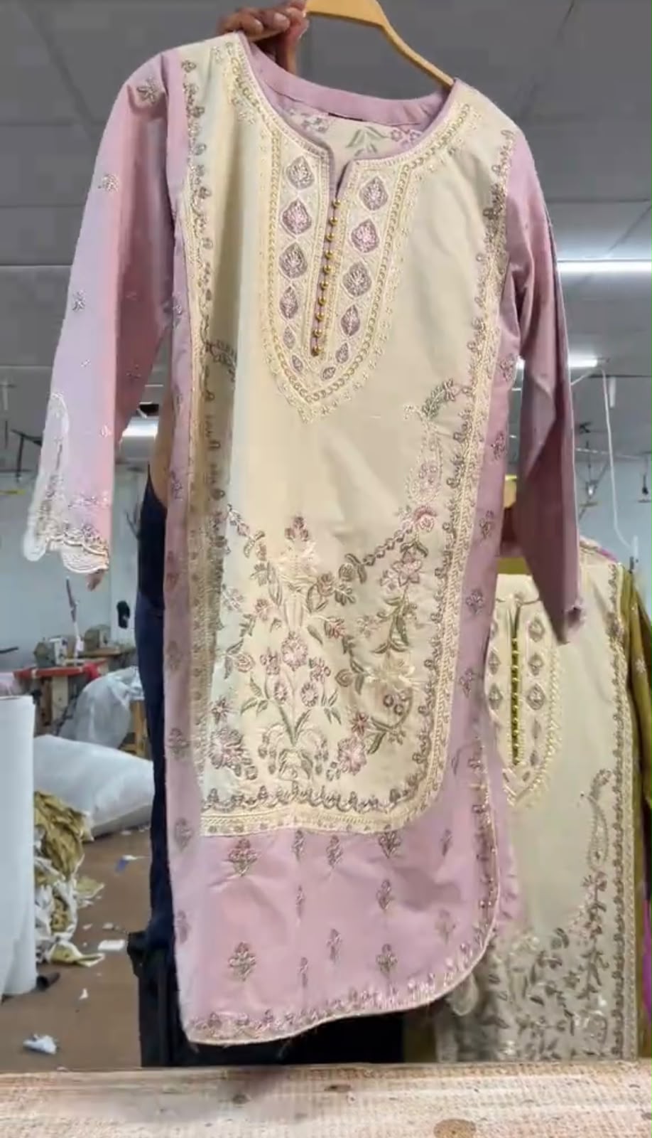 Women Embroidered 3 Piece Dress