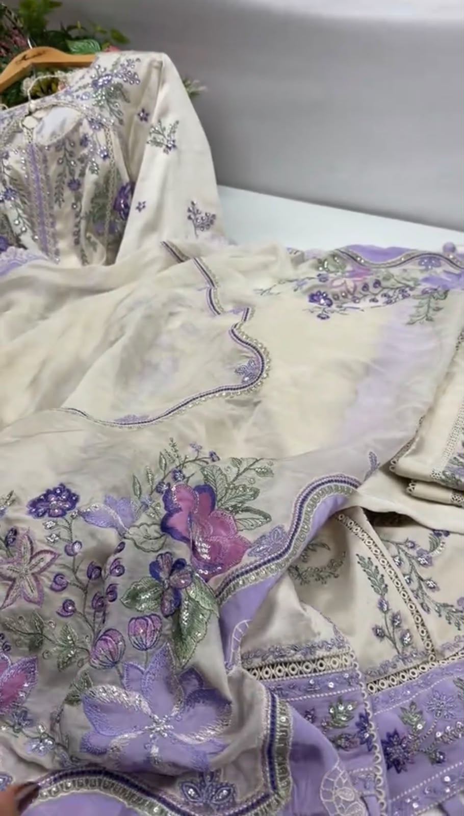 Women Embroidered Shamoze Silk Dress