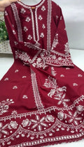 Kaftan 2 Piece Embroidered Dress