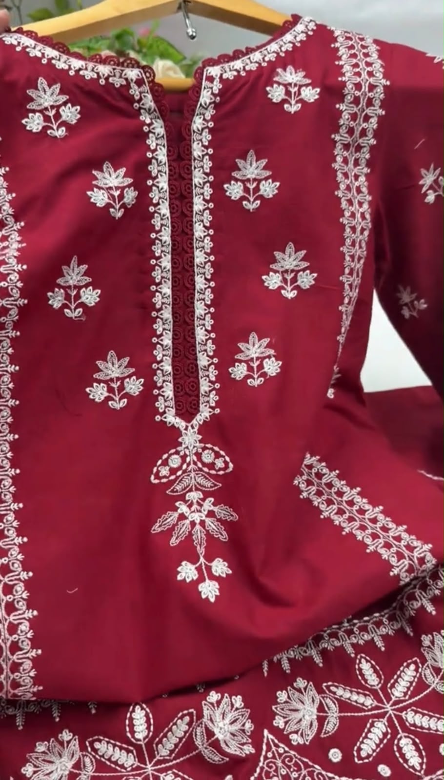 Kaftan 2 Piece Embroidered Dress