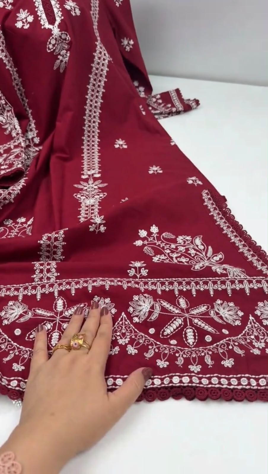 Kaftan 2 Piece Embroidered Dress