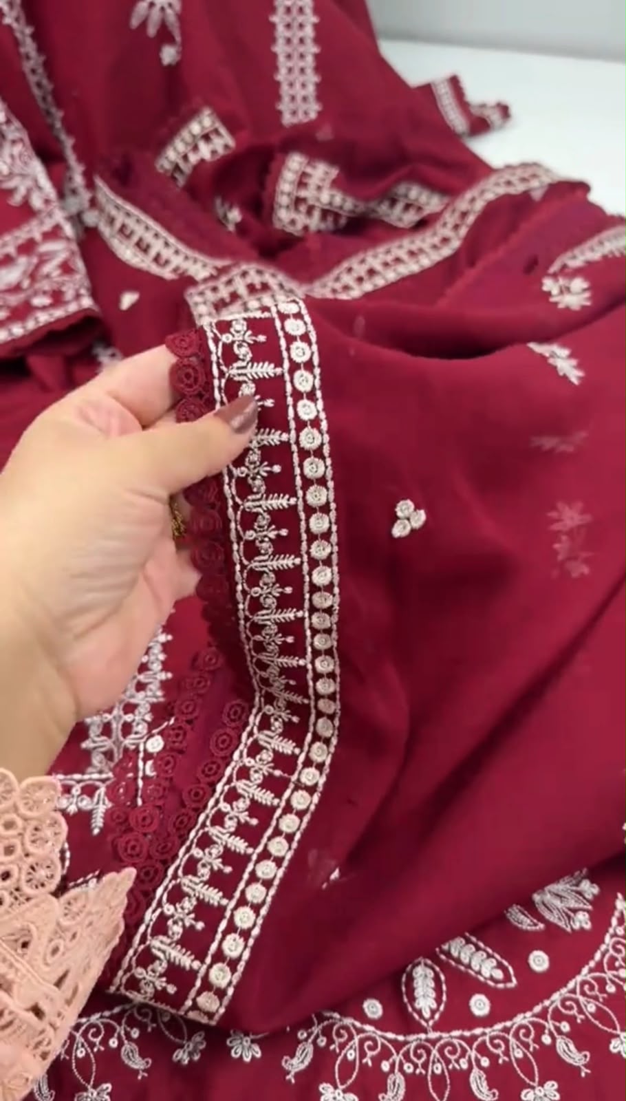 Kaftan 2 Piece Embroidered Dress