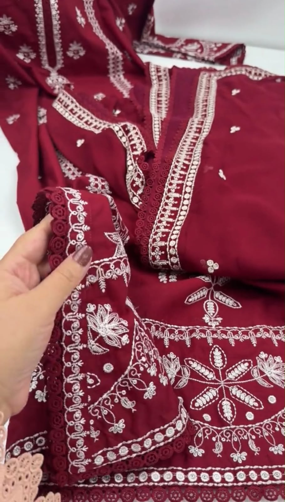 Kaftan 2 Piece Embroidered Dress