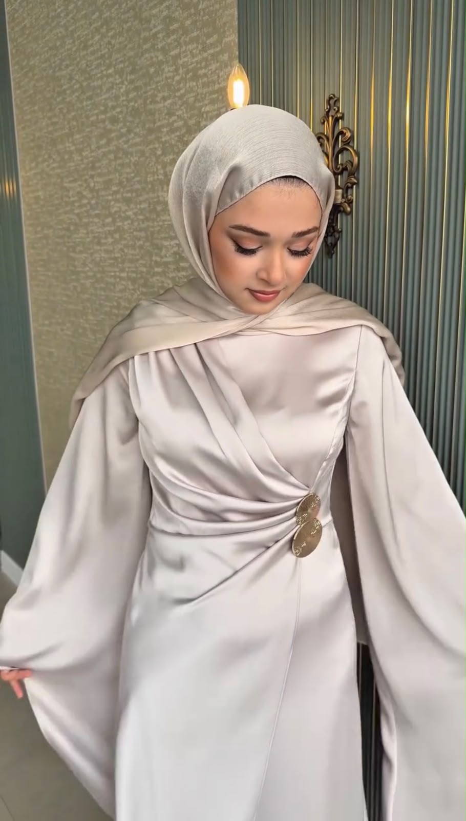 Women Stylish Full Abaya With Scarf