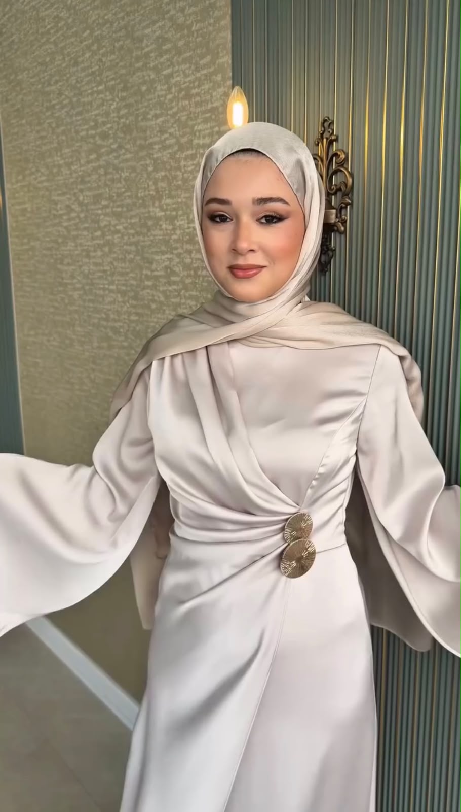 Women Stylish Full Abaya With Scarf