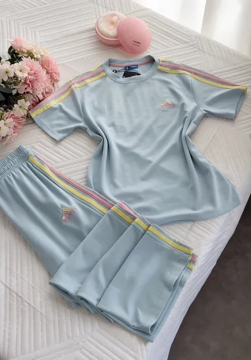 Pack Of 3 Pastel Strip Track Suit