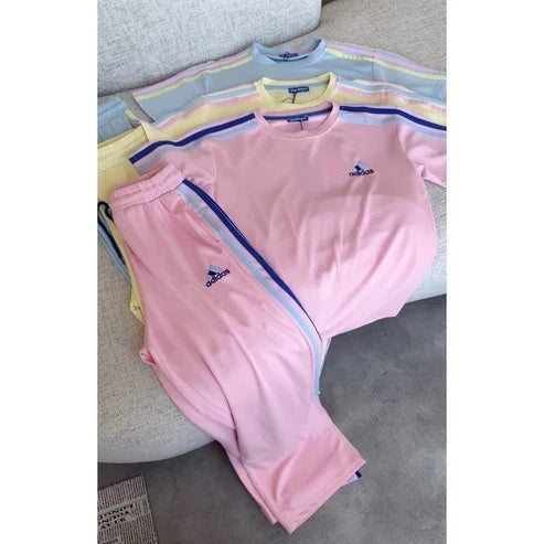 Pack Of 3 Pastel Strip Track Suit