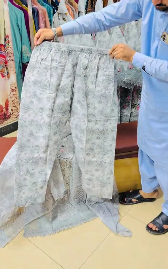 Women Embroidered 3 Pc Stitched