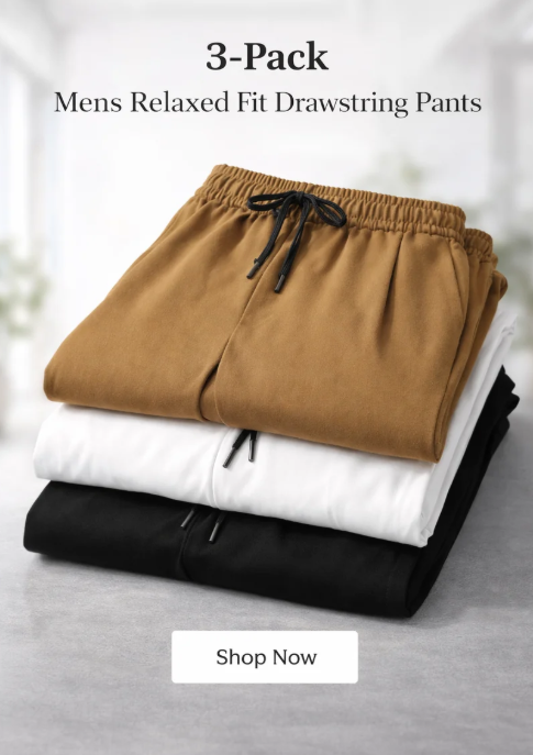 Pack Of 3 Trousers